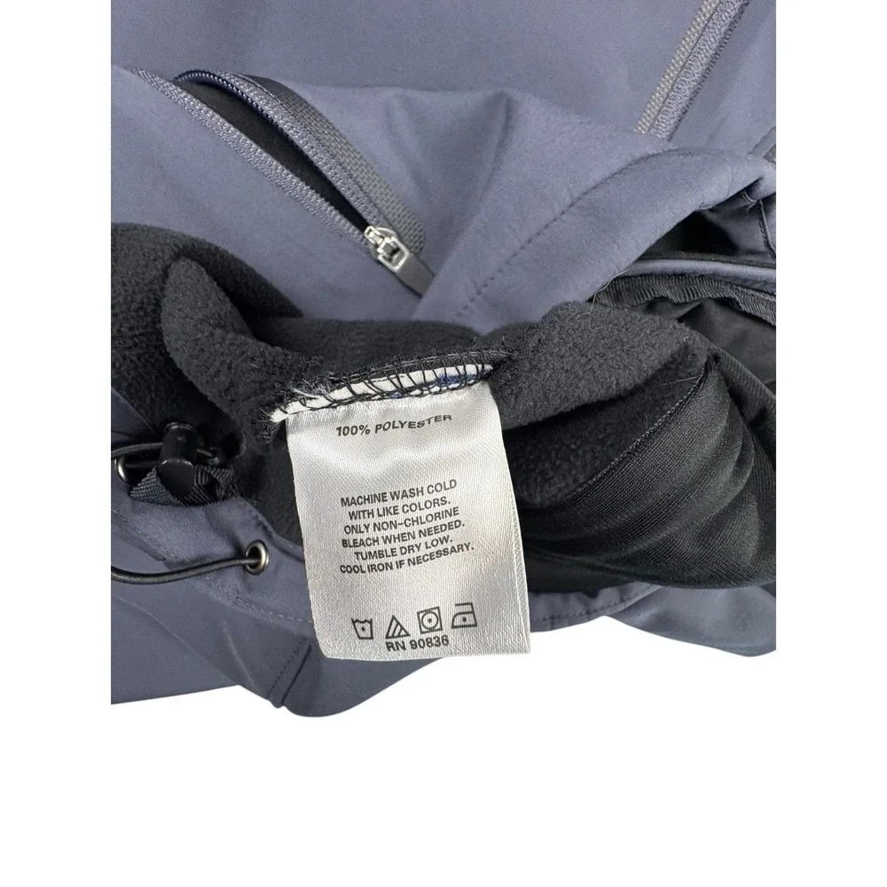 Port Authority Houston Airports Soft Shell‎ Jacket Gray Mens Large